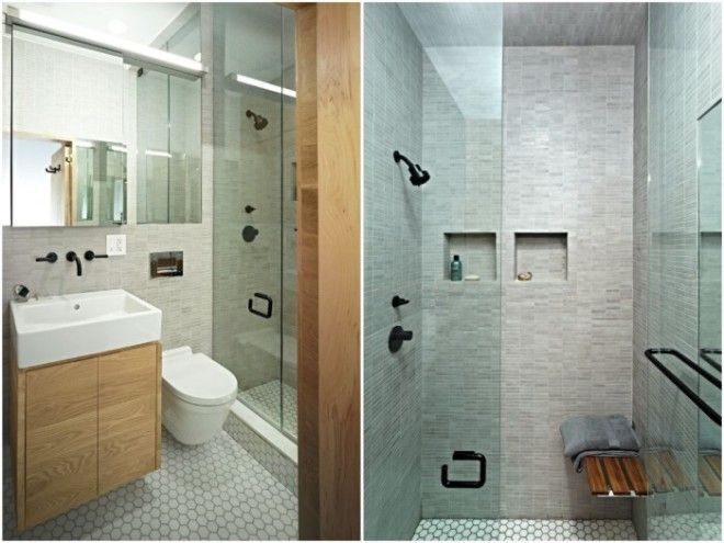 Мебельная конструкция позволяет обустроить ванную комнату и санузел EVillage Studio Фото archiloverscom