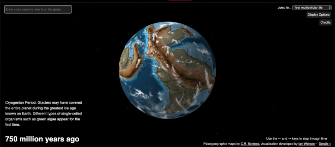SВот как выглядела наша Земля 30 150 и 750 миллионов лет назад