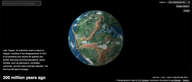 SВот как выглядела наша Земля 30 150 и 750 миллионов лет назад