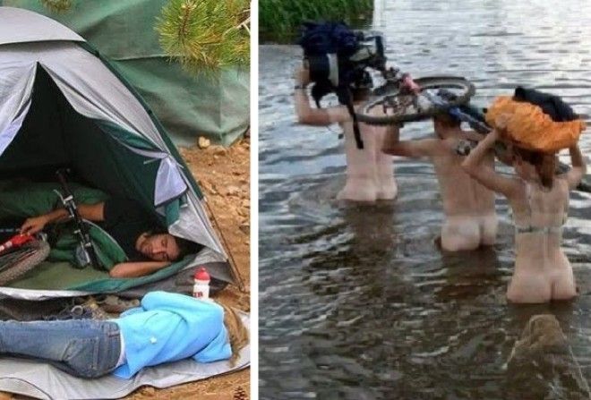 голые и смешные палатка