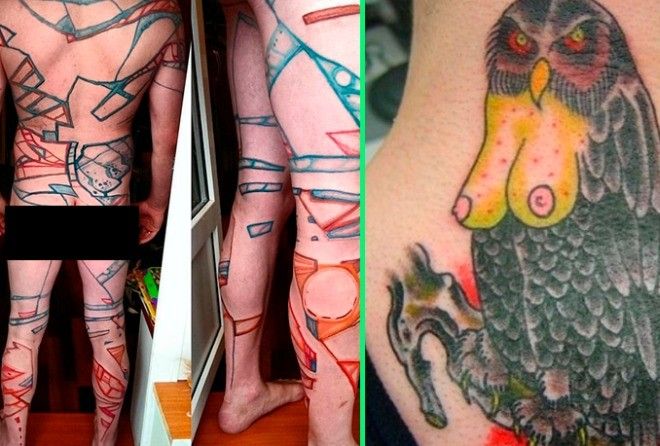 Самые странные и неадеватные татуировки...