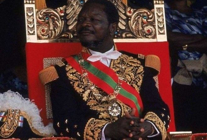 Африканский жестокий диктатор Жан Бокасса.