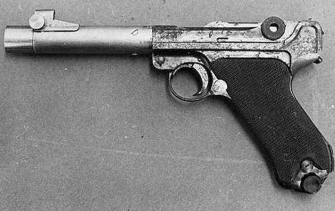 Уникальный немецкий пистолет на базе Люгера.