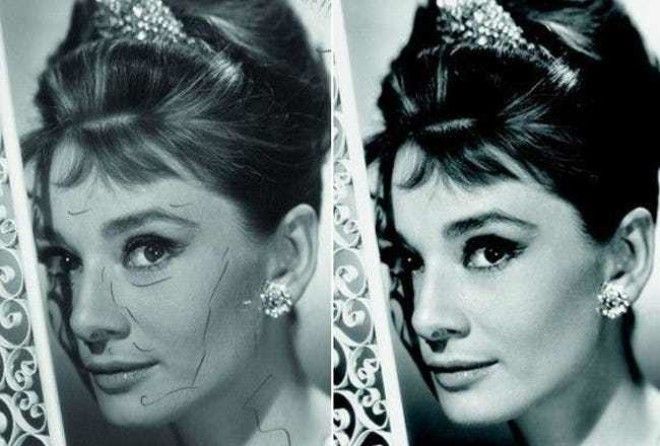 Фото звезд Голливуда до и после ретуши